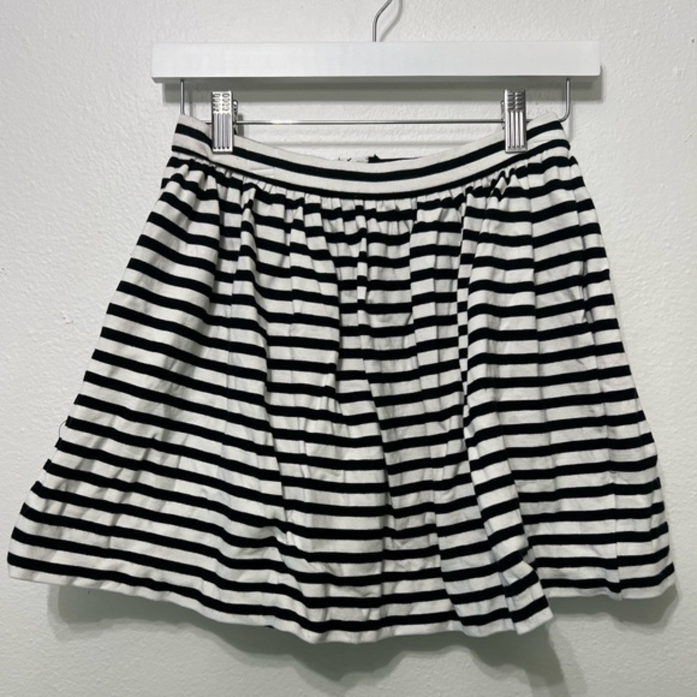 Kate Spade Skirt The Rules Kids‎ Size 10Y Black and White Striped Skirt